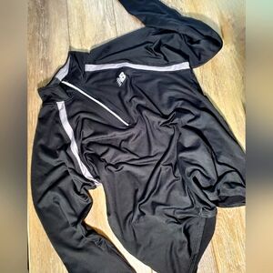 New Balance men's black, gray accent pullover NB DRY Size Medium
